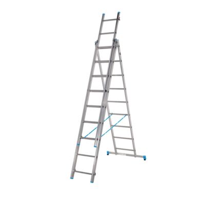 Échelle multiposition 3 x 9 marches - 6 m