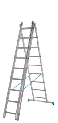 Échelle multiposition 3 x 9 marches - 6 m