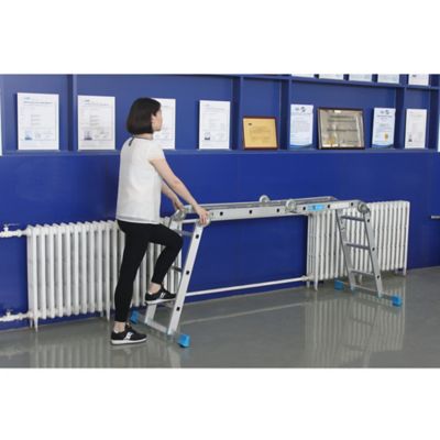 Echelle multiposition en aluminium Mac Allister 4 x 3 marches - 3.17 m