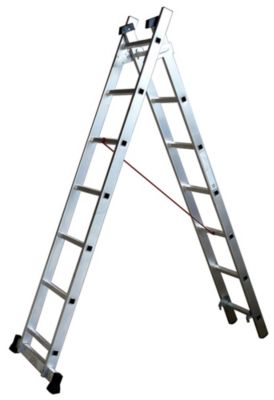 Échelle multiposition Escalux 2 x 7 marches - 3,6 m