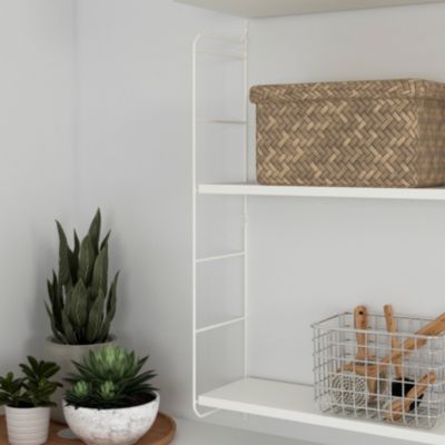 Échelle murale pour rangement modulable ouvert GoodHome Rigga blanc H. 87 cm