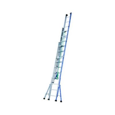 Echelle PLATINIUM 300 coulisse à corde 3 plans 12.29M 3x16 échelons Tubesca