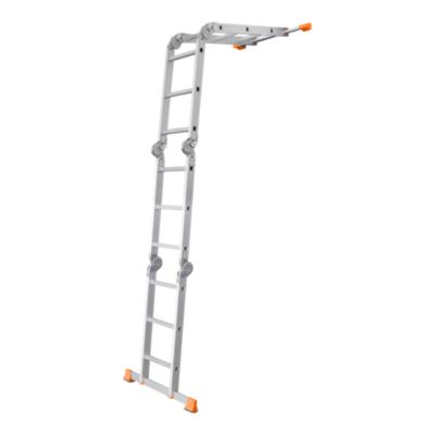 Échelle pliante multiposition 4 éléments Magnusson en aluminium charge maxi 150 kg hauteur maxi 3,17 m
