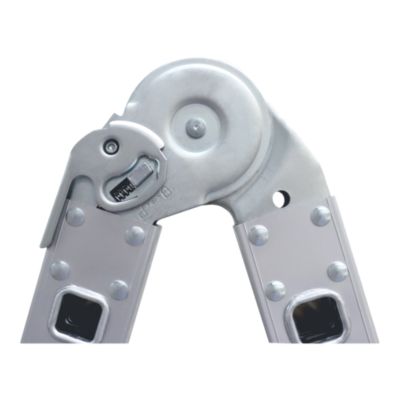 Échelle pliante multiposition 4 éléments Magnusson en aluminium charge maxi 150 kg hauteur maxi 3,17 m