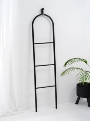 Porte-vêtements Rond Rotatif 360° - Diamètre 140 Cm - Noir - Pour Boutique Ou Dressing - Montage Facile - 3