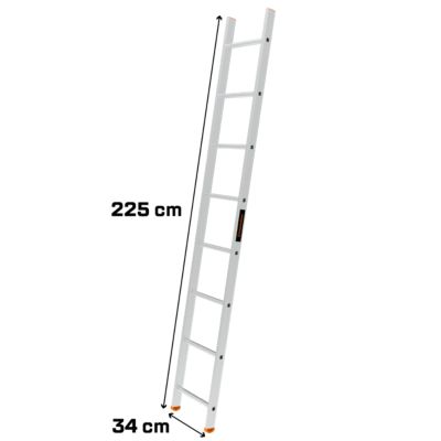 Echelle simple 2,25 m aluminium Magnusson