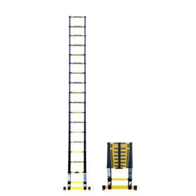 Echelle télescopique Woerther 5m20 avec barre stabilisatrice