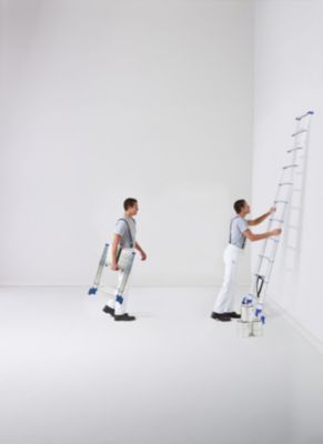 Echelle télescopique aluminium X-Tenso 3,20 m 11 échelons