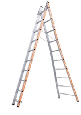 Échelle transformable 2 x 10 marches Tubesca