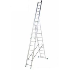 Echelle transformable 3 plans 3x10 barreaux - Longueur max. 6.26m - 7610/MKT/MMD