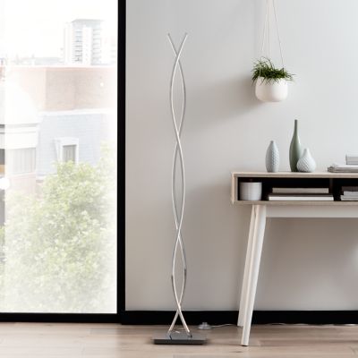 Éclairage au sol LED intégrée Alani 1900lm 3 2W IP20 GoodHome argent
