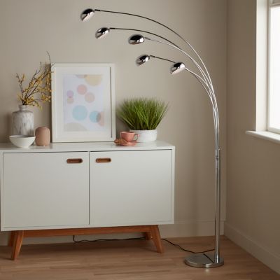 Lampadaire intérieur gris