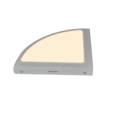 Éclairage d'angle sous meuble Fidalgo LED intégrée variation de blancs 60lm 1.3W IP20 L.9xH.1.1cm blanc GoodHome