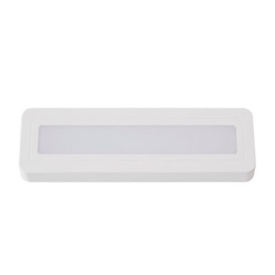 PEPPA 60 Réglette LED alu blanc sous meuble avec détecteur 2x3w L55 cm 450  lumens 3000k