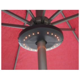 Eclairage de jardin "Umbrella" pour parasol  Enceinte arceau