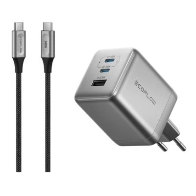 EcoFlow RAPID Charger 65W - Chargeur GaN compact, rapide et universel