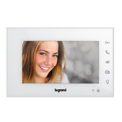 Ecran intérieur connecté Legrand 7" blanc