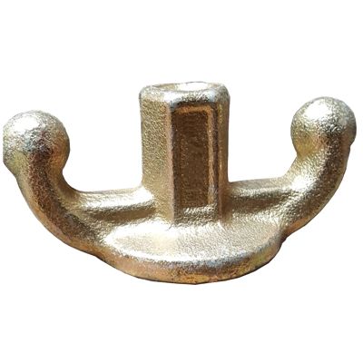 Ecrou 2 ailes embase 40  - diam 15/17 mm