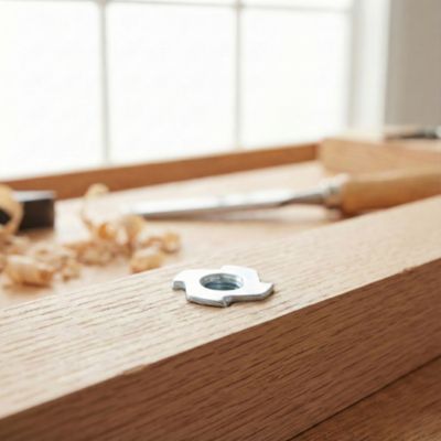 Écrou à frapper en acier 8 x 17 mm M5 Ø.5 mm vendu par 4 pièces