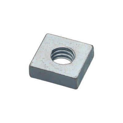 Ecrou carré M5 10X10X4 Acier zingué - 10 pièces