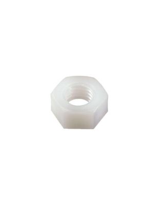 Ecrou nylon naturel Hexagonal HU M8 - 1 pièce