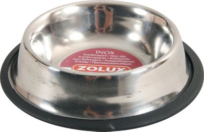 Écuelle inox ronde Zolux 0,9L pour animaux