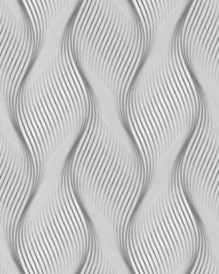 EDEM 85030BR36 Papier peint à rayures légèrement texturé accents métalliques 5,33 m2