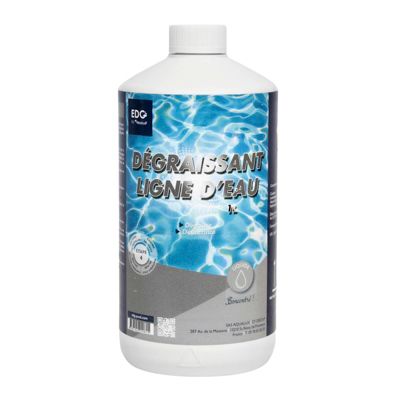 Edg Edenea - Nettoyant Ligne D'Eau Piscine Spa - Bouteille 1 Litre - Action Dégraissante