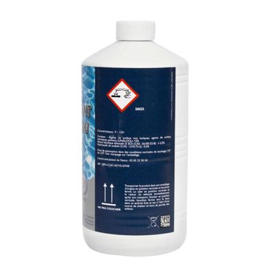 Edg Edenea - Nettoyant Ligne D'Eau Piscine Spa - Bouteille 1 Litre - Action Dégraissante