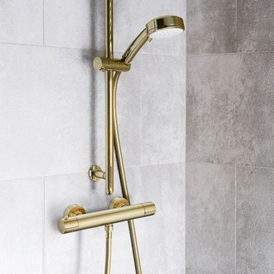 Edouard Rousseau - Mitigeur thermostatique de douche AKILA - Corps froid - Débit 9,5 L par minute - 7 coloris disponibles