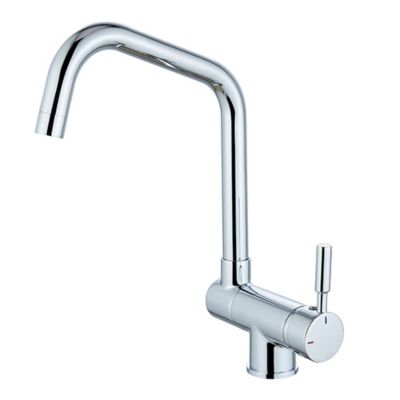 Edouard Rousseau - Mitigeur Évier MICA - Bec Rabattable et Orientable - Corps Laiton - Économie d'Eau Chromé