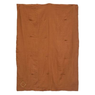 Edredon Lili en gaze de coton 100x140cm blanc - Atmosphera