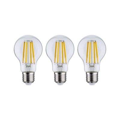 Efficient-Line Filament 230 V Ampoule LED E27 Kit de 3 3x840lm 3x4W 3000K Clair
