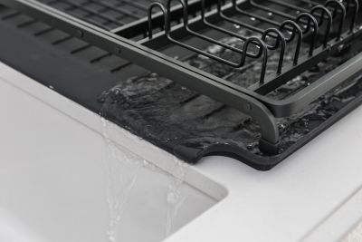 Égouttoir à vaisselle en aluminium Brabantia SinkSide anthracite
