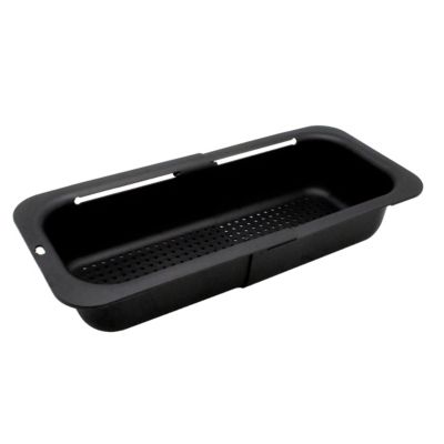 Egouttoir à vaisselle panier extensible noir l. 21 x L. 34,5 x H. 9,5 cm Box & Beyond