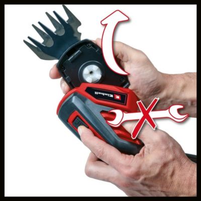 Einhell Cisaille à gazon et taille-buissons sans fil GC-CG 3,6/70 Li WT
