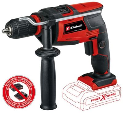 Einhell Perceuse à percussion TC-ID 18 Li - Mandrin auto-serrant de 13 mm - sans batterie