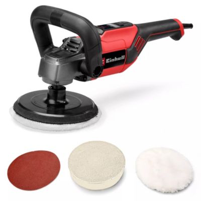 Einhell Polisseuse-ponceuse CC-PO 1100/150 CE - 1100W - disque D.150 mm - vitesse variable