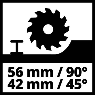 Einhell Scie circulaire plongeante - TE-PS 165 - 1200 W - Lame 165 mm - Coupe 56 mm