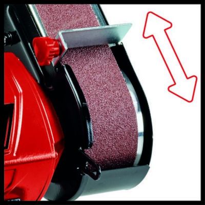 Einhell Touret de ponçage à bande et à disque TC-US 350 - ajustable - anti-vibration