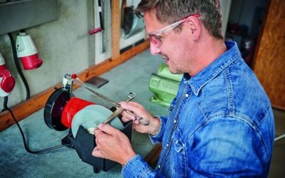 Einhell Touret à meuler TC-WD 200/150 - ajustable - anti-vibration