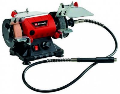 Einhell Touret à meuler TC-XG 75 Kit - jeu complet d'accessoires - ajustable - anti-vibration