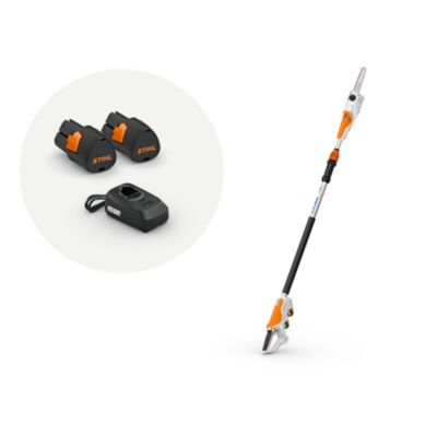 Élagueuse sur perche télescopique sans fil avec 2 batteries AS 2 et chargeur ALS 31, Stihl HTA 30