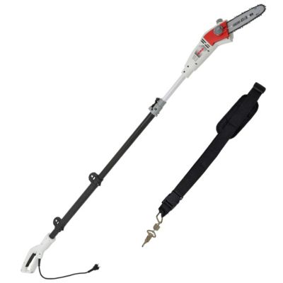 Elagueuse télescopique électrique 750W Guide Chaîne OREGON Extensible jusqu'à 4m Lubrification automatique Ikra