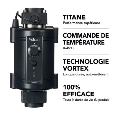 ELECRO Nano réchauffeur piscine hors-sol 3 kW 230V monophasé pour volumes jusqu'à 25 m3