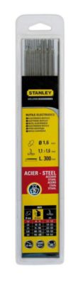 Electrode acier ø1.6 mm x l.300 mm Stanley, 17 pièces