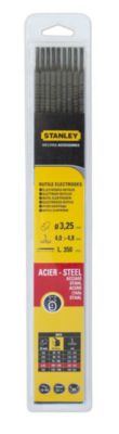 Electrode acier ø3.25 mm x l.350 mm Stanley, 9 pièces