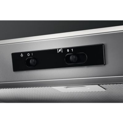 ELECTROLUX Hotte visière 60 cm 272 m3/h noire - EFU216K
