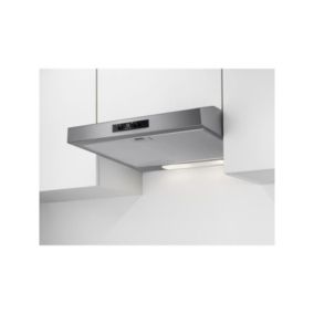 ELECTROLUX Hotte visière 60 cm 272 m3/h silver - EFU216S