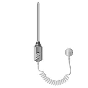 Element Chauffant Electrique 600W - Chrome avec Thermostat Régulateur de Température